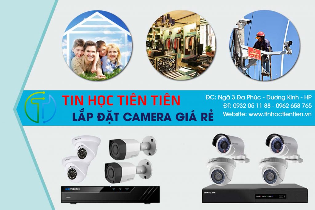 Lắp đặt - sửa chữa Camera giám sát tại Hải Phòng