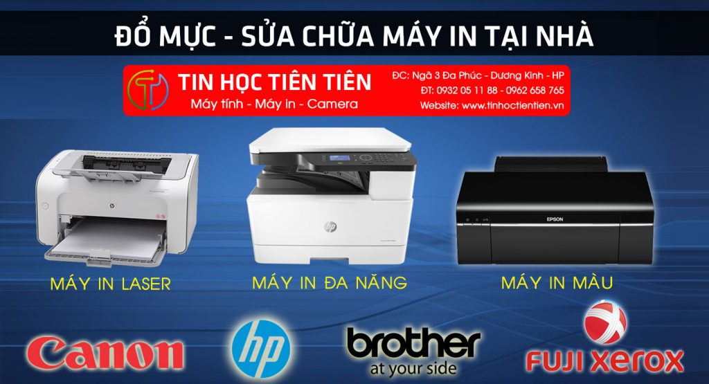 Dịch vụ đổ mực, sửa chữa máy in tại nhà
