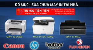 Dịch vụ đổ mực, sửa chữa máy in tại nhà